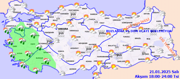 meteoroloji saat vererek acikladi bu gece baslayacak sakir sakir yagacak 21 ocak 2025 2