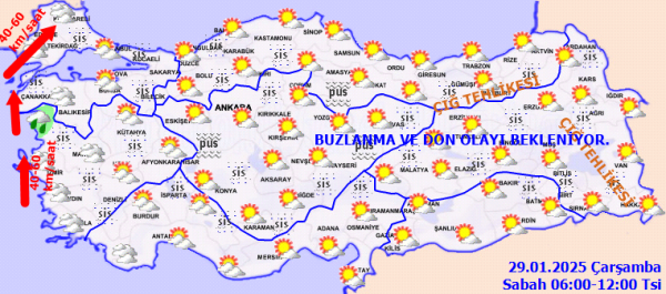 meteoroloji saat verip o illeri isaret etti cok siddetli saganak yagis vuracak 29 ocak