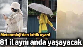 meteorolojiden kritik uyari 81 il ayni anda yasayacak 28 ocak 2025 JKh58t9I