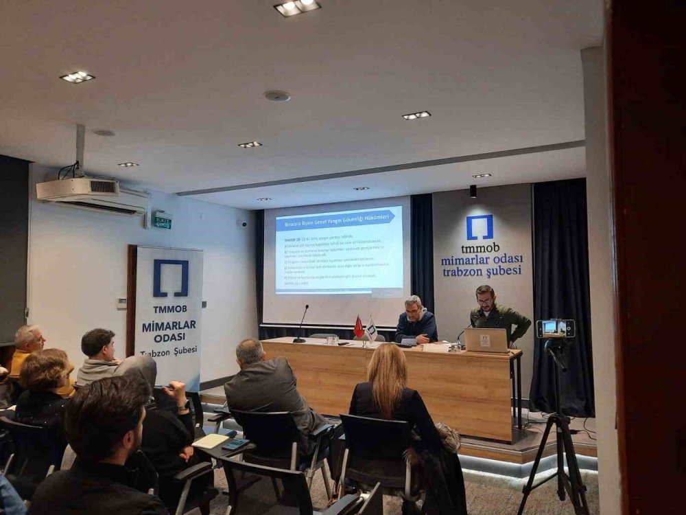 mimarlara yangin guvenligi egitimi 1