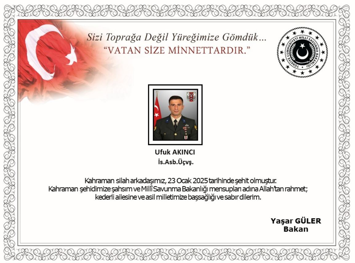 msb aci haberi duyurdu 1 askerimiz sehit oldu 0 aFhvRvt6