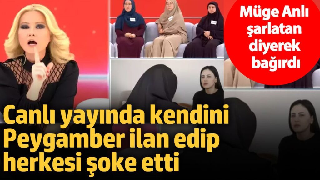 muge anli sarlatan diyerek bagirdi canli yayinda kendini peygamber ilan edip herkesi soke wOOuzDHF