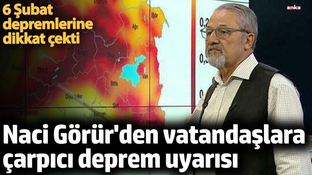 naci gorurden vatandaslara carpici deprem uyarisi 6 subat depremlerine dikkat cekti 76V3BDak