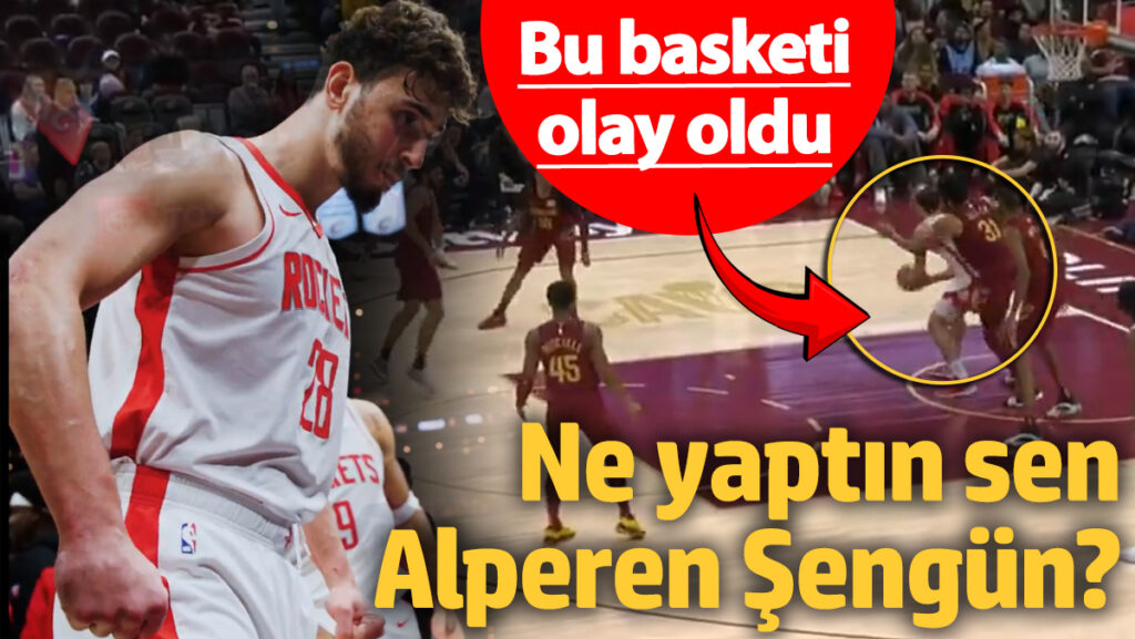 ne yaptin sen alperen sengun dogu konferansi lideri cavaliersa karsi sov yapti bu basketi VUHvXWTk