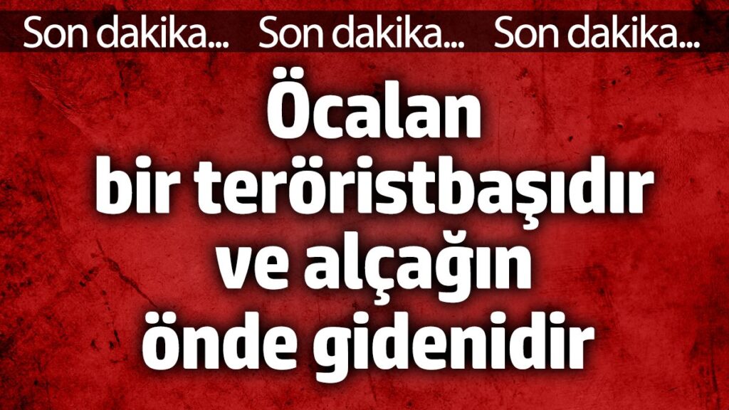 ocalan bir teroristbasidir ve alcagin onde gidenidir Sy1Bre7u