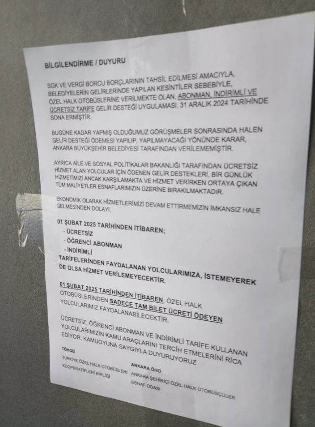 ozel halk otobuslerinden flas karar indirimli ucretsiz ve abonman kartli vatandaslara kotu haber 2 WszOm99N