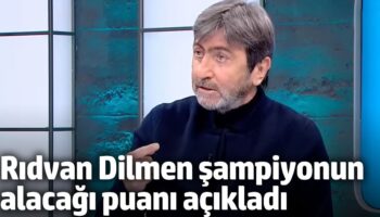 ridvan dilmen sampiyonun alacagi puani acikladi xivmN6gM