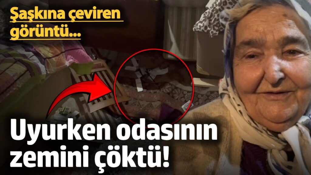 saskina ceviren goruntu uyurken odasinin zemini coktu OSynCZOg