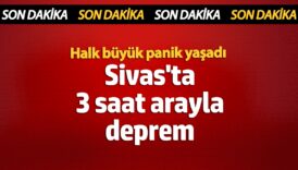 sivasta 3 saat arayla 2 deprem halk buyuk panik yasadi GHslOdXZ