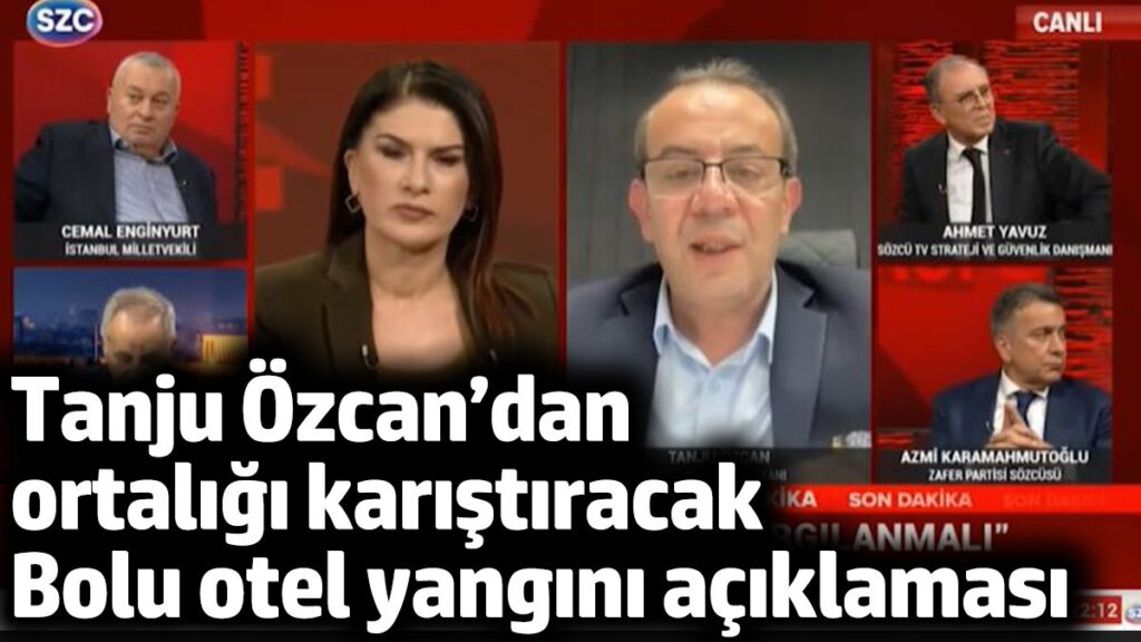tanju ozcandan ortaligi karistiracak bolu otel yangini aciklamasi rKUvjFFF
