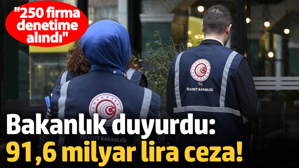 ticaret bakanligi duyurdu 2024 yili icin 916 milyar tl ceza kesildi XaSN2RSk