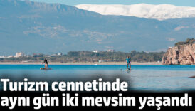 turizm cennetinde ayni gun iki mevsim yasandi bir tarafi kar bir tarafi yaz eibK5xuG