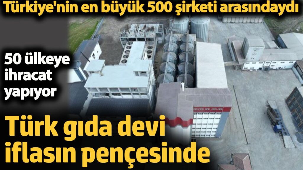 turk gida devi iflasin pencesinde turkiyenin en buyuk 500 sirketi arasindaydi 50 ulkeye ihracat RzaKlEh6