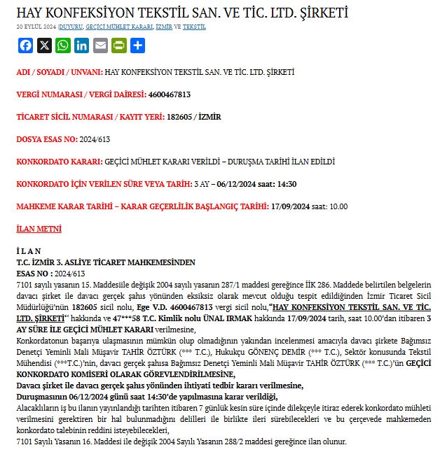 turk tekstil devi iflasin pencesinde 925 calisan issiz kalabilir rakipleri bile sokta 5 zac4Z1K1