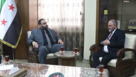 turkiyenin sam buyukelciligi maslahatguzari koroglu suriye ekonomi bakani abdulhanan ile bir araya geldi 9hprIAFe