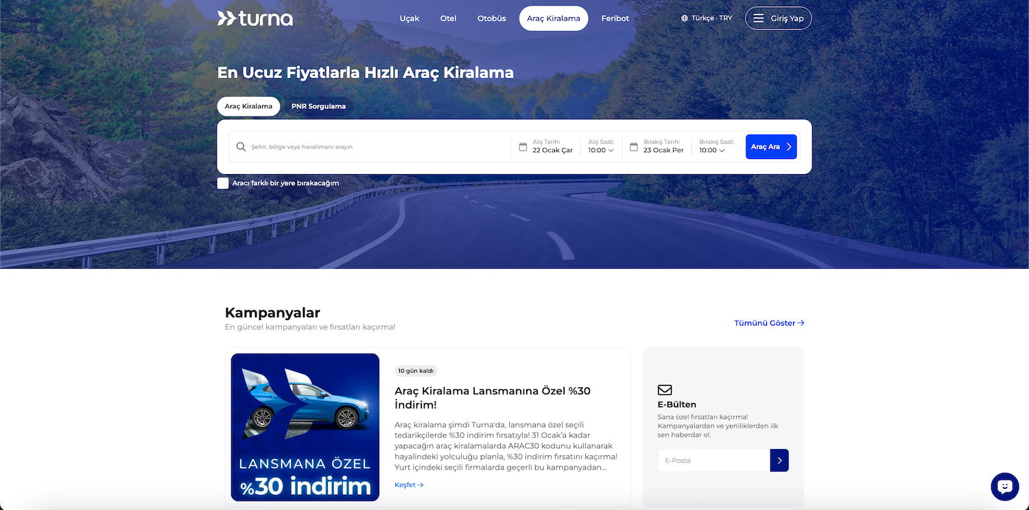 turnacom arac kiralama hizmetini 30 indirimle sunmaya basladi 0 zHJ7U5LK