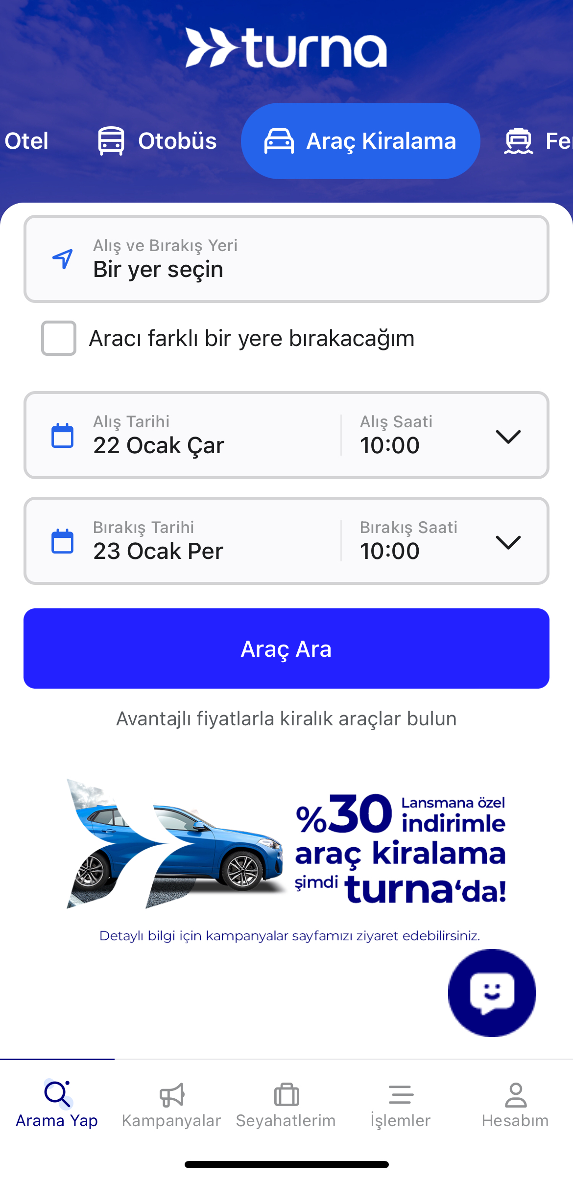 turnacom arac kiralama hizmetini 30 indirimle sunmaya basladi 1 6EAL2Dur
