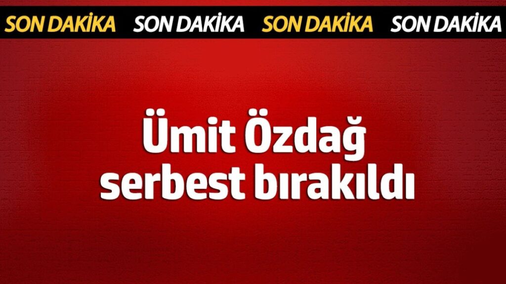 umit ozdag serbest birakildi OIOzqiXO