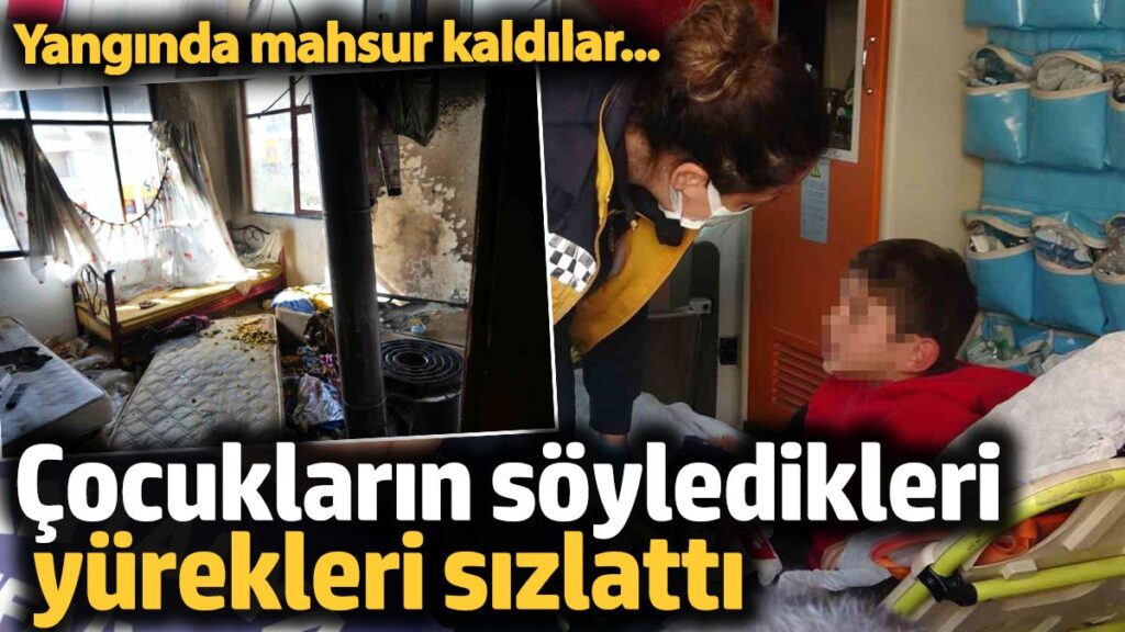yanginda mahsur kalan cocuklarin cevaplari yurekleri sizlatti ttVFRqbu