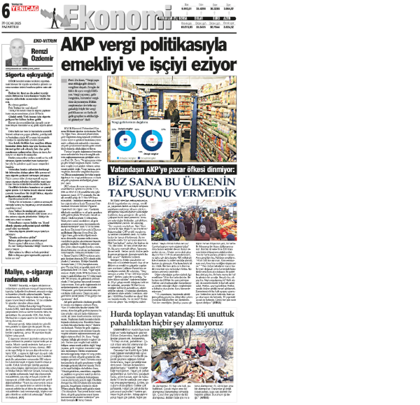 yenicag gazetesi altta kalanlarin cani ciksin sistemi 1 7Pm68YJ8