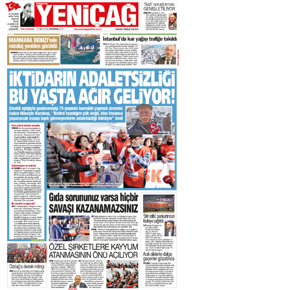 yenicag gazetesi iktidarin adaletsizligi bu yasta agir geliyor 0