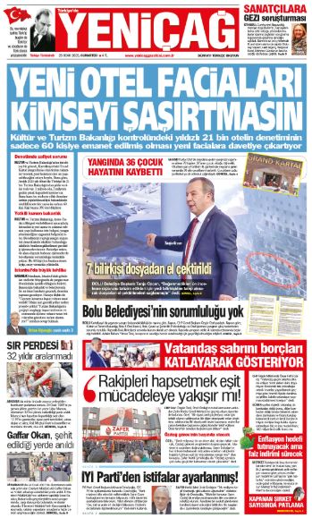 yenicag gazetesi yeni otel facialari kimseyi sasirtmasin 0 1Pry71CL