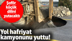 yol hafriyat kamyonunu yuttu sofor kucuk dilini yutacakti WhOmfaVl