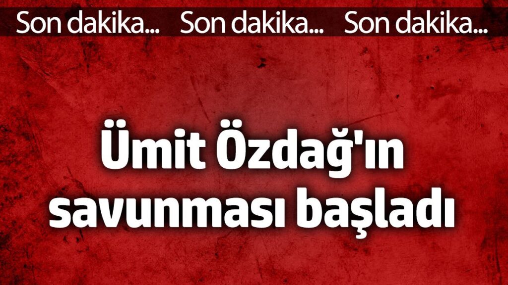 zafer partisi genel baskan yardimcisi duyurdu ozdagin savunmasi basladi PQN44T1U