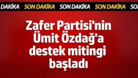 zafer partisinin umit ozdaga destek mitingi basladi SCbch2cU