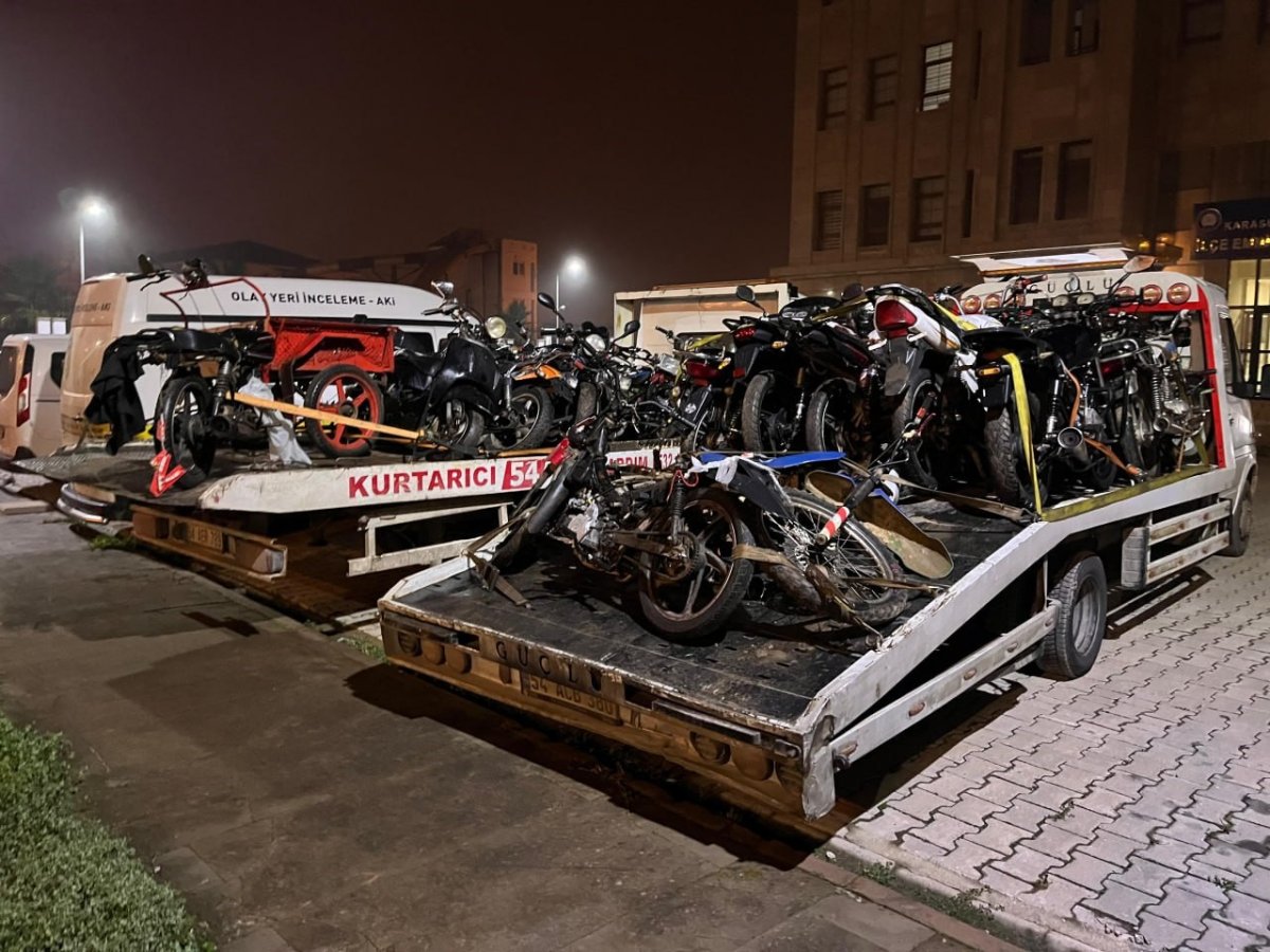 20 motosiklet trafikten men edildi 1 aqke867P