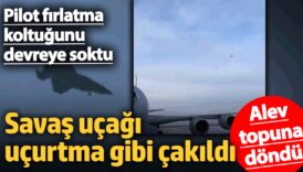 abdde f 35 savas ucagi ucurtma gibi cakildi alev topuna dondu pilot firlatma koltugunu devreye z1x9Ce9N