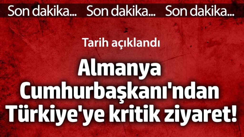 almanya cumhurbaskanindan turkiyeye kritik ziyaret yafPOwXh