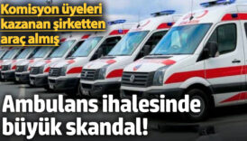 ambulans ihalesinde buyuk skandal komisyon uyeleri kazanan sirketten cuzi odemeyle milyonluk arabalari satin aldi xqU3T6BA