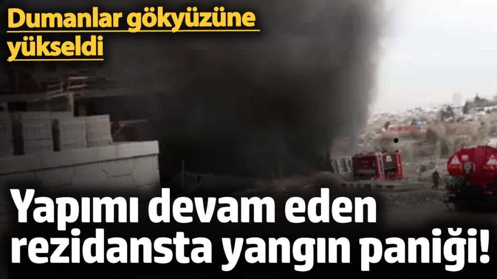 ankarada rezidansta yangin panigi JikxBKVR