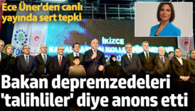 bakan ersoy depremzedeleri talihli diyerek anons etti ece uner tepki gosterdi LLRrk9sF