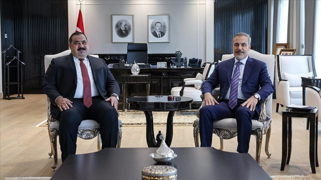 bakan fidan irak azm ittifaki lideri musenna samarrai ile bir araya geldi mQ2ZJLKY