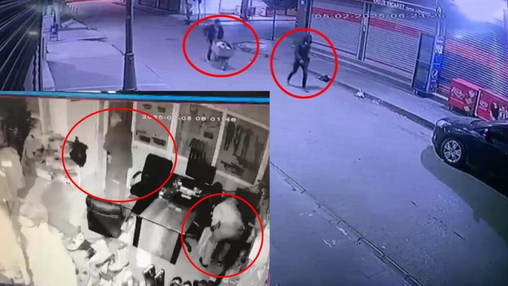 caldiklari malzemeleri el arabasiyla goturduler 120 bin liralik hirsizlik anbean goruntulendi cTKfddBt