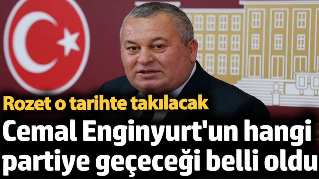 cemal enginyurtun hangi partiye gececegi belli oldu rozet o tarihte takilacak KGs66beM