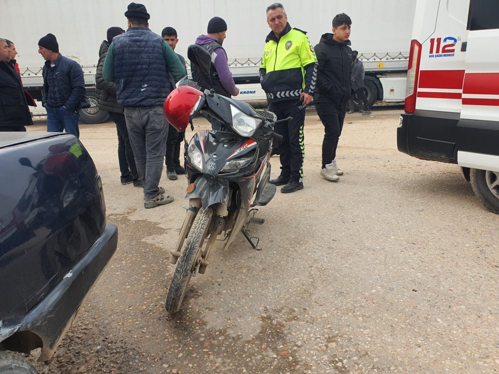 dehset anlari motosiklet surucusu kamyonet ile kafa kafaya carpisti 2