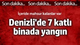 denizlide 7 katli binada yangin iceride mahsur kalanlar var DjGDjjTX