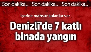 denizlide 7 katli binada yangin iceride mahsur kalanlar var DjGDjjTX