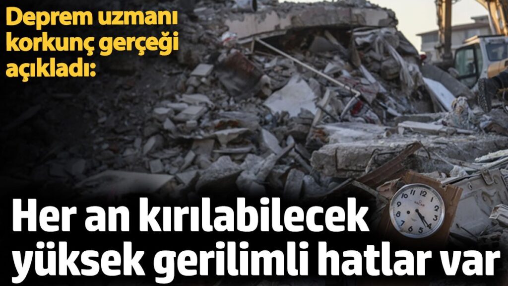deprem uzmani korkunc gercegi acikladi her an kirilabilecek yuksek gerilimli hatlar var sIhHjHT1