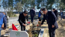 depremde hayatini kaybeden polis memuru esi ve cocuklari dualarla anildi mUupk8YD