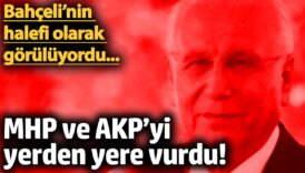 devlet bahcelinin halefi olarak goruluyordu mhp ve akpyi yerden yere vurdu BMAmhRbD
