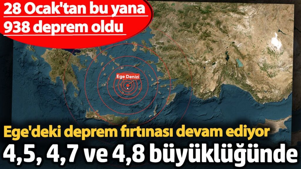 ege denizindeki deprem firtinasi devam ediyor 45 47 48 ve 45 buyuklugunde ET2ZSYJN