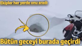 ekipler her yerde onu aradi butun geceyi burada gecirdi M8mALhOx