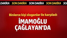 ekrem imamoglu caglayanda binlerce kisi sloganlar ile karsiladi 7Puda3Jc