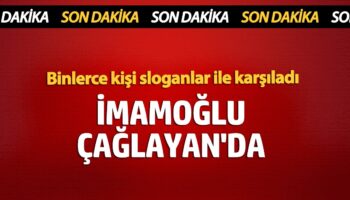 ekrem imamoglu caglayanda binlerce kisi sloganlar ile karsiladi 7Puda3Jc