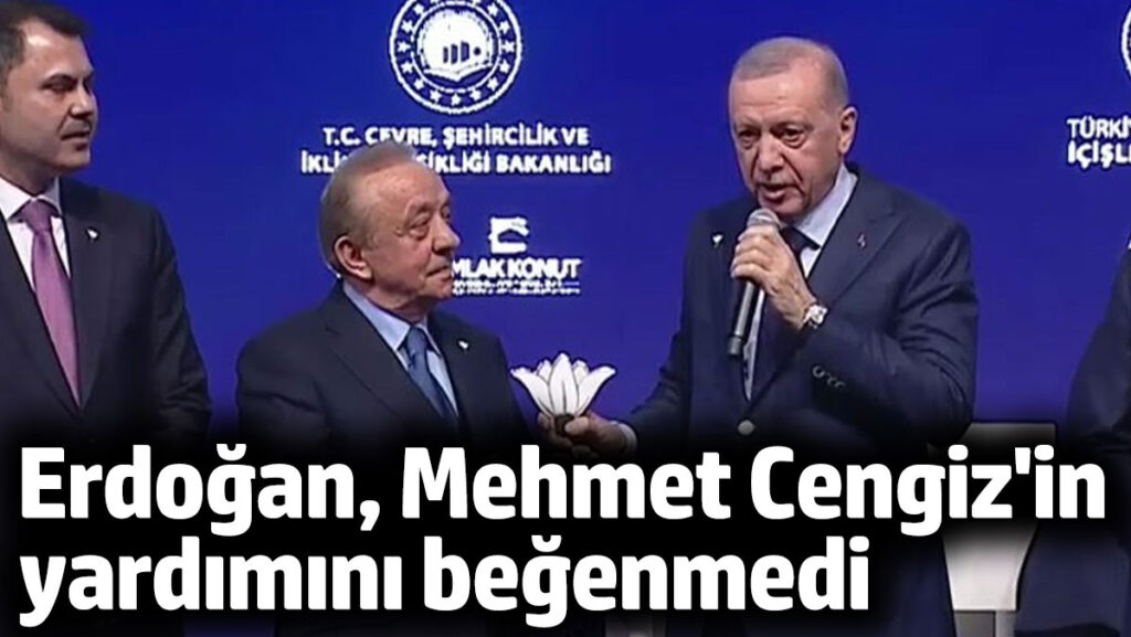 erdogan cengiz holdingin yardimini begenmedim XcIySBlx