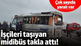 fabrika iscilerini tasiyan midibus takla atti cok sayida yarali var kKtTLhNP